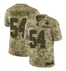 Youth Nike Carolina Panthers #54 Shaq Thompson Limited Camo 2018 Salute to Service NFL Jersey