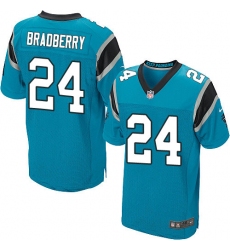 Men's Nike Carolina Panthers #24 James Bradberry Elite Blue Alternate NFL Jersey