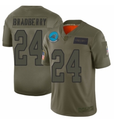Women's Carolina Panthers #24 James Bradberry Limited Camo 2019 Salute to Service Football Jersey