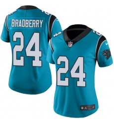 Women's Nike Carolina Panthers #24 James Bradberry Elite Blue Alternate NFL Jersey
