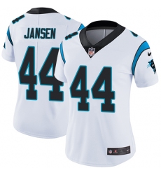 Women's Nike Carolina Panthers #44 J.J. Jansen Elite White NFL Jersey