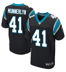 Men's Nike Carolina Panthers #41 Captain Munnerlyn Elite Black Team Color NFL Jersey