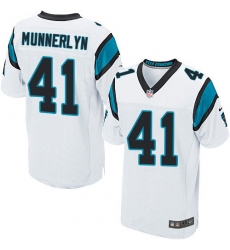 Men's Nike Carolina Panthers #41 Captain Munnerlyn Elite White NFL Jersey