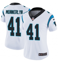 Women's Nike Carolina Panthers #41 Captain Munnerlyn Elite White NFL Jersey