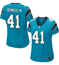 Women's Nike Carolina Panthers #41 Captain Munnerlyn Game Blue Alternate NFL Jersey