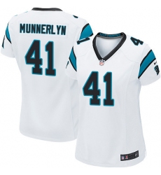 Women's Nike Carolina Panthers #41 Captain Munnerlyn Game White NFL Jersey