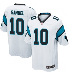 Men's Nike Carolina Panthers #10 Curtis Samuel Game White NFL Jersey