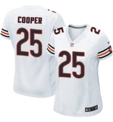 Women's Nike Chicago Bears #25 Marcus Cooper Game White NFL Jersey