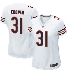 Women's Nike Chicago Bears #31 Marcus Cooper Game White NFL Jersey