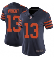 Women's Nike Chicago Bears #13 Kendall Wright Elite Navy Blue Alternate NFL Jersey