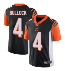 Youth Nike Cincinnati Bengals #4 Randy Bullock Elite Black Team Color NFL Jersey