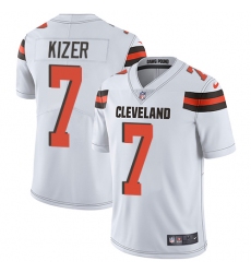 Youth Nike Cleveland Browns #7 DeShone Kizer Elite White NFL Jersey