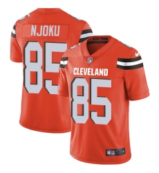 Youth Nike Cleveland Browns #85 David Njoku Elite Orange Alternate NFL Jersey