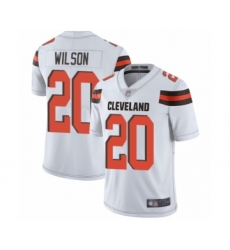 Youth Cleveland Browns #20 Howard Wilson White Vapor Untouchable Limited Player Football Jersey