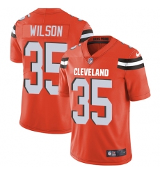 Youth Nike Cleveland Browns #35 Howard Wilson Elite Orange Alternate NFL Jersey