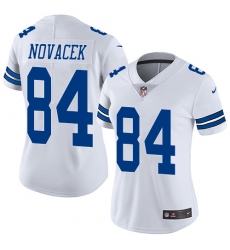 Women's Nike Dallas Cowboys #84 Jay Novacek Elite White NFL Jersey
