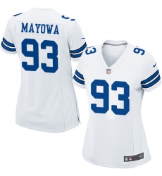Women's Nike Dallas Cowboys #93 Benson Mayowa Game White NFL Jersey