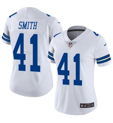 Women's Nike Dallas Cowboys #41 Keith Smith Elite White NFL Jersey