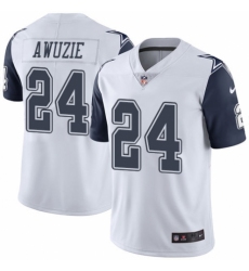 Men's Nike Dallas Cowboys #24 Chidobe Awuzie Limited White Rush Vapor Untouchable NFL Jersey