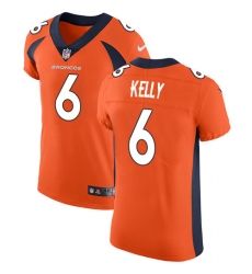 Men's Nike Denver Broncos #6 Chad Kelly Orange Team Color Vapor Untouchable Elite Player NFL Jersey