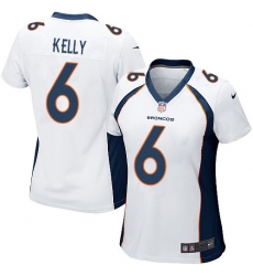 Women's Nike Denver Broncos #6 Chad Kelly Game White NFL Jersey