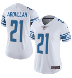 Women's Nike Detroit Lions #21 Ameer Abdullah Elite White NFL Jersey