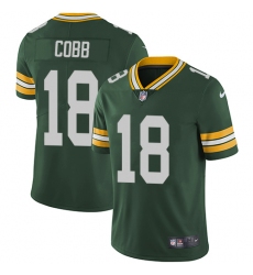 Youth Nike Green Bay Packers #18 Randall Cobb Elite Green Team Color NFL Jersey
