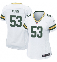 Women's Nike Green Bay Packers #53 Nick Perry Game White NFL Jersey