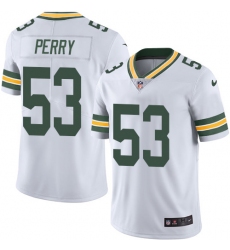 Youth Nike Green Bay Packers #53 Nick Perry Elite White NFL Jersey