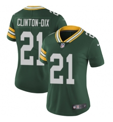 Women's Nike Green Bay Packers #21 Ha Ha Clinton-Dix Elite Green Team Color NFL Jersey