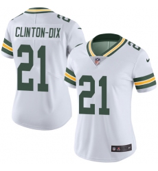 Women's Nike Green Bay Packers #21 Ha Ha Clinton-Dix Elite White NFL Jersey