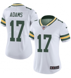 Women's Nike Green Bay Packers #17 Davante Adams Elite White NFL Jersey