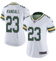 Women's Nike Green Bay Packers #23 Damarious Randall Elite White NFL Jersey