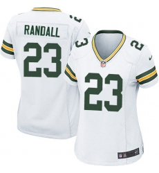 Women's Nike Green Bay Packers #23 Damarious Randall Game White NFL Jersey