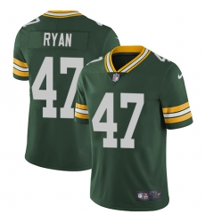 Youth Nike Green Bay Packers #47 Jake Ryan Green Team Color Vapor Untouchable Limited Player NFL Jersey