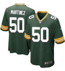 Men's Nike Green Bay Packers #50 Blake Martinez Game Green Team Color NFL Jersey