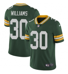 Youth Nike Green Bay Packers #30 Jamaal Williams Elite Green Team Color NFL Jersey