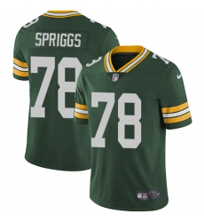 Youth Nike Green Bay Packers #78 Jason Spriggs Elite Green Team Color NFL Jersey