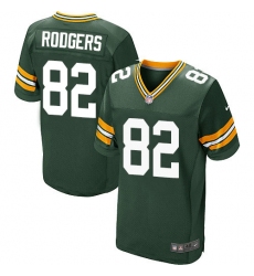 Men's Nike Green Bay Packers #82 Richard Rodgers Elite Green Team Color NFL Jersey