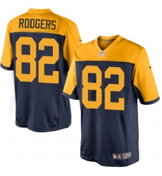 Youth Nike Green Bay Packers #82 Richard Rodgers Elite Navy Blue Alternate NFL Jersey