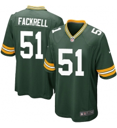 Men's Nike Green Bay Packers #51 Kyler Fackrell Game Green Team Color NFL Jersey