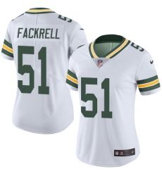 Women's Nike Green Bay Packers #51 Kyler Fackrell Elite White NFL Jersey