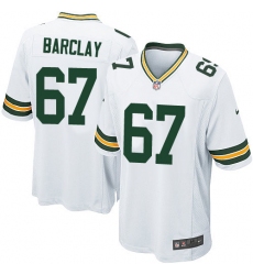 Men's Nike Green Bay Packers #67 Don Barclay Game White NFL Jersey