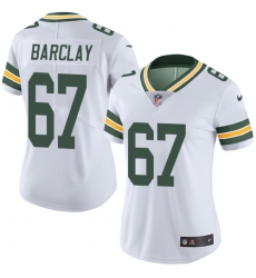 Women's Nike Green Bay Packers #67 Don Barclay White Vapor Untouchable Limited Player NFL Jersey