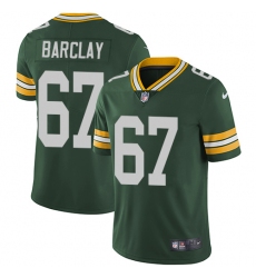 Youth Nike Green Bay Packers #67 Don Barclay Green Team Color Vapor Untouchable Limited Player NFL Jersey
