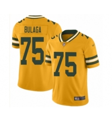 Women's Green Bay Packers #75 Bryan Bulaga Limited Gold Inverted Legend Football Jersey