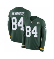 Men's Nike Green Bay Packers #84 Lance Kendricks Limited Green Therma Long Sleeve NFL Jersey