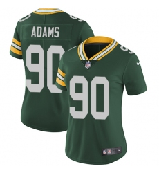 Women's Nike Green Bay Packers #90 Montravius Adams Green Team Color Vapor Untouchable Limited Player NFL Jersey
