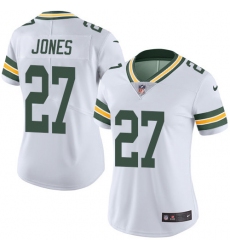 Women's Nike Green Bay Packers #27 Josh Jones Elite White NFL Jersey