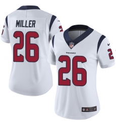 Women's Nike Houston Texans #26 Lamar Miller Elite White NFL Jersey